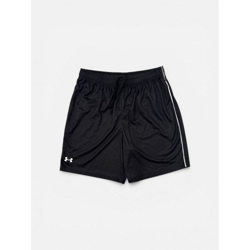 Nike Μαύρη Αθλητική Βερμούδα με Μουσταρδί Πλαϊνές Λωρίδες